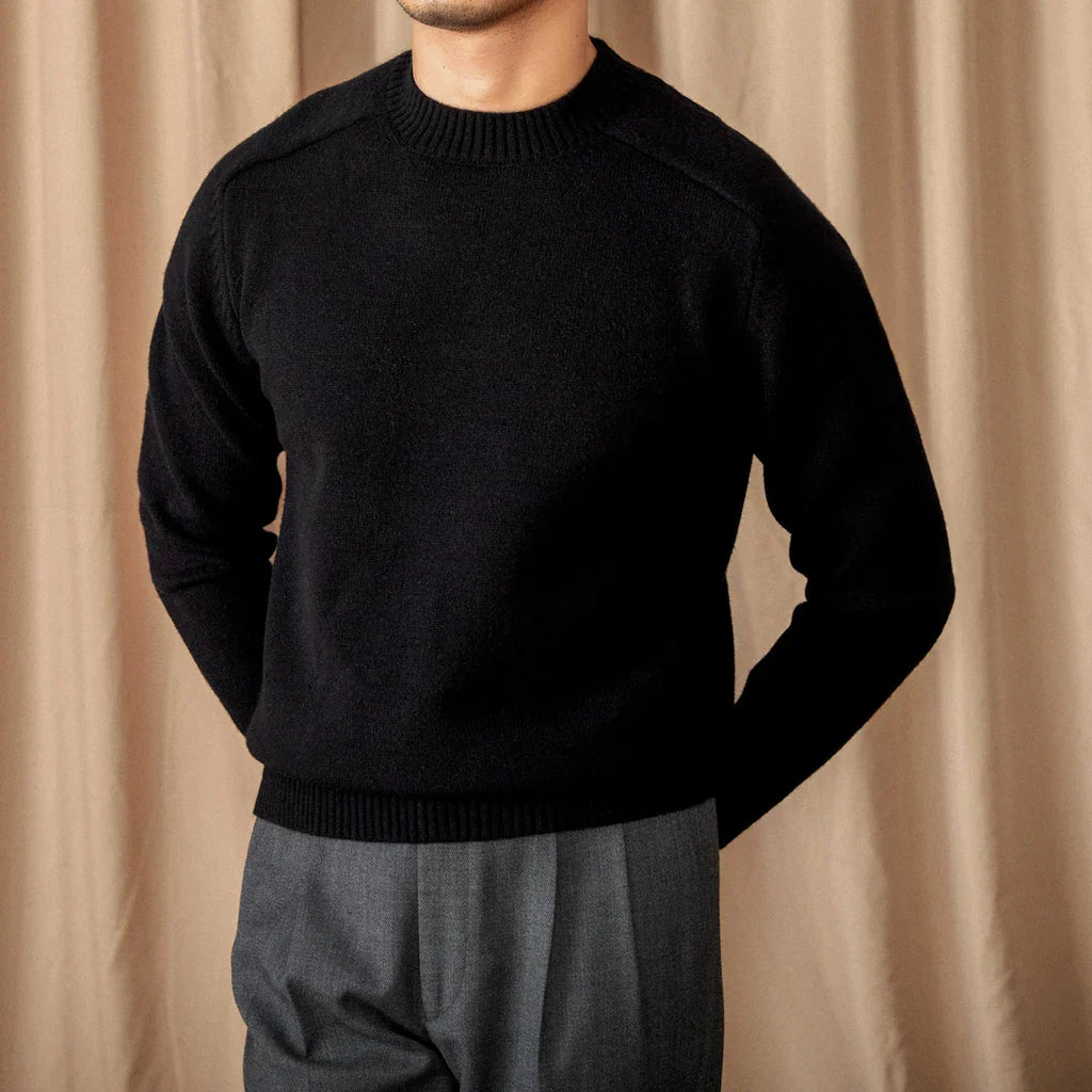 Pull D’Hiver À Col Rond Pour Homme | Idéal Pour Les Tenues Quotidiennes