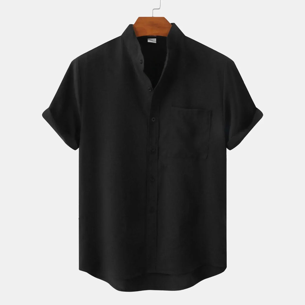 Chemise De Loisirs À Coupe Droite Pour Hommes | Idéale Pour Les Activités Quotidiennes Et La Saison Chaude