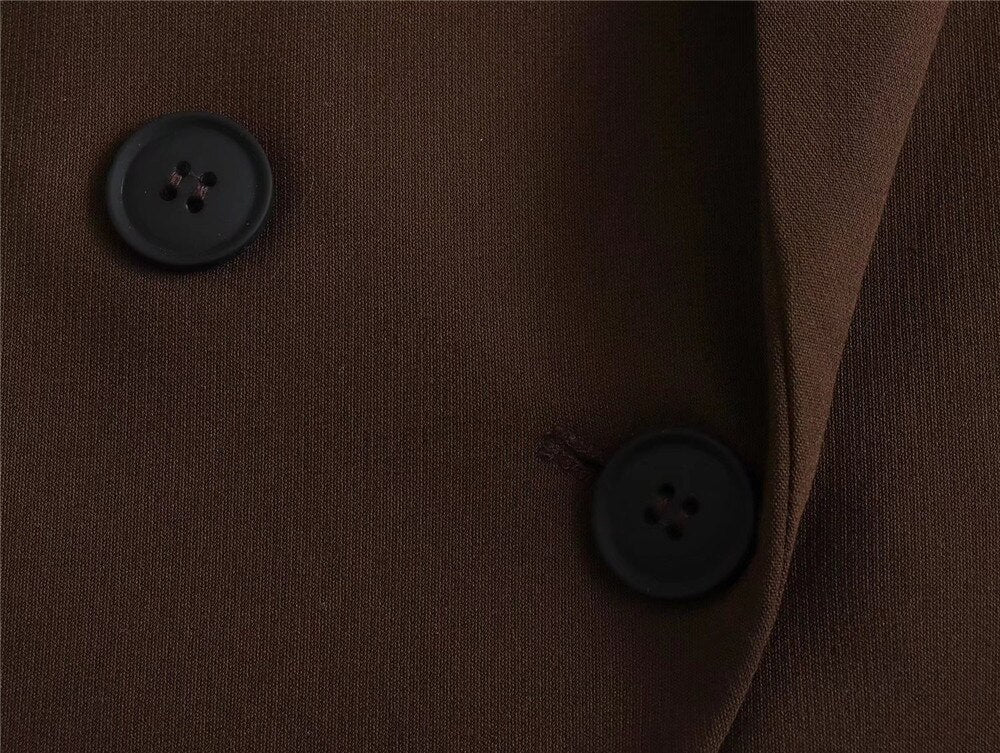 Blazer Croisé Avec Col À Revers Pour Femme | Idéal Pour Le Travail Ou Les Occasions Décontractées