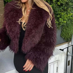Manteau avec Col en V et Poches Latérales pour Femme | Idéal pour l’Automne et l’Hiver