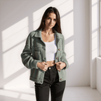 Manteau À Boutons avec Coupe Décontractée pour Femme | Idéal pour L’Hiver