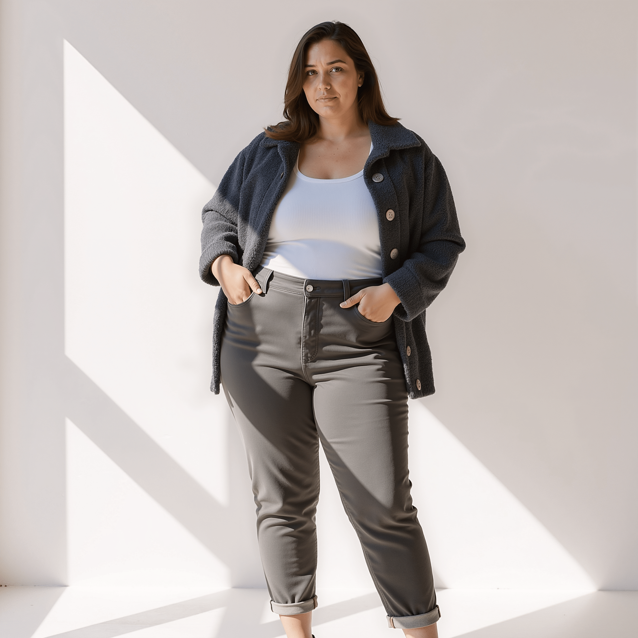 Manteau À Boutons avec Coupe Décontractée pour Femme | Idéal pour L’Hiver