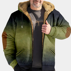 Veste à Capuche Zippée avec Doublure Intérieure pour Homme | Idéale pour l'Hiver