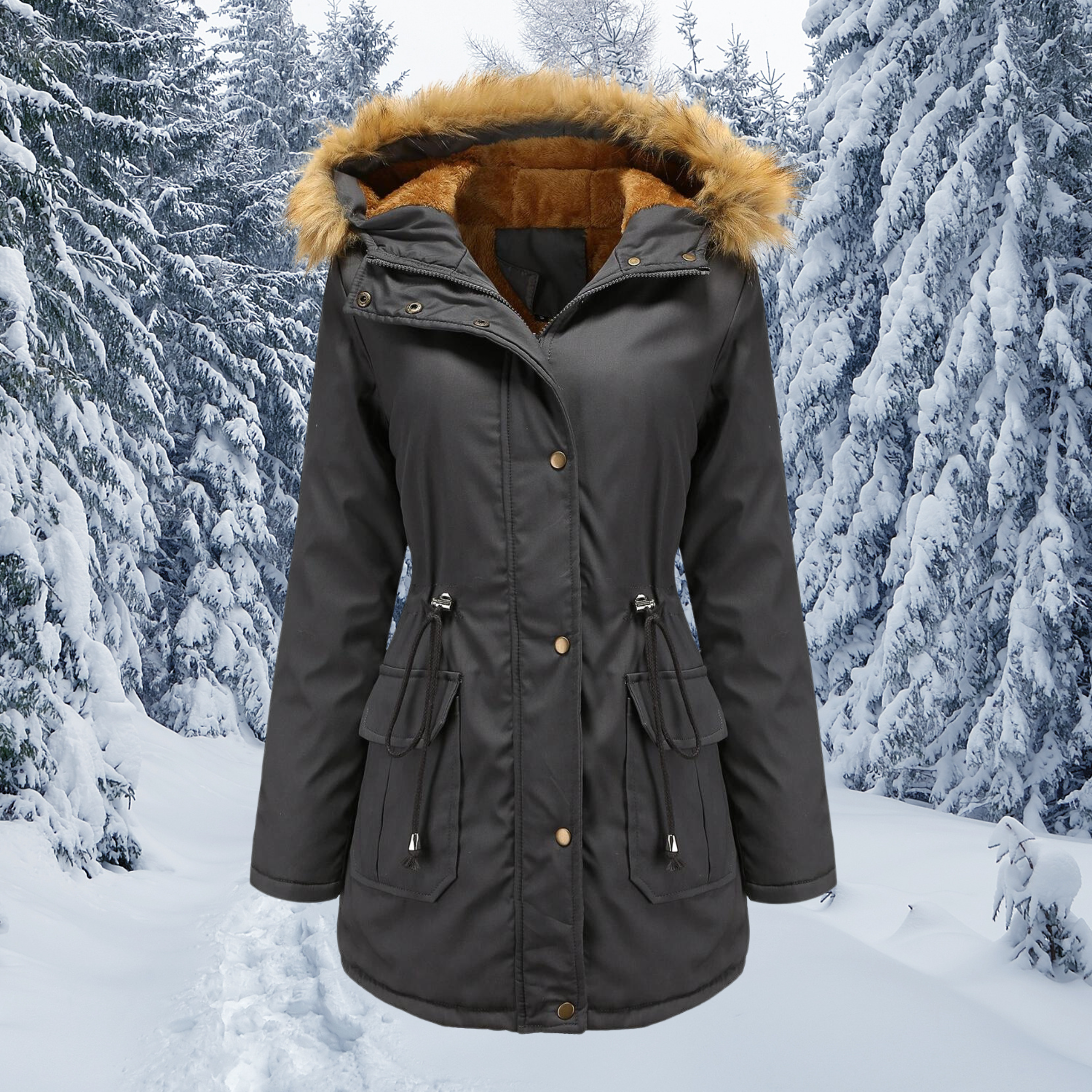 Veste À Capuche avec Fermeture Zippée pour Femme | Idéale pour Les Activités En Plein Air