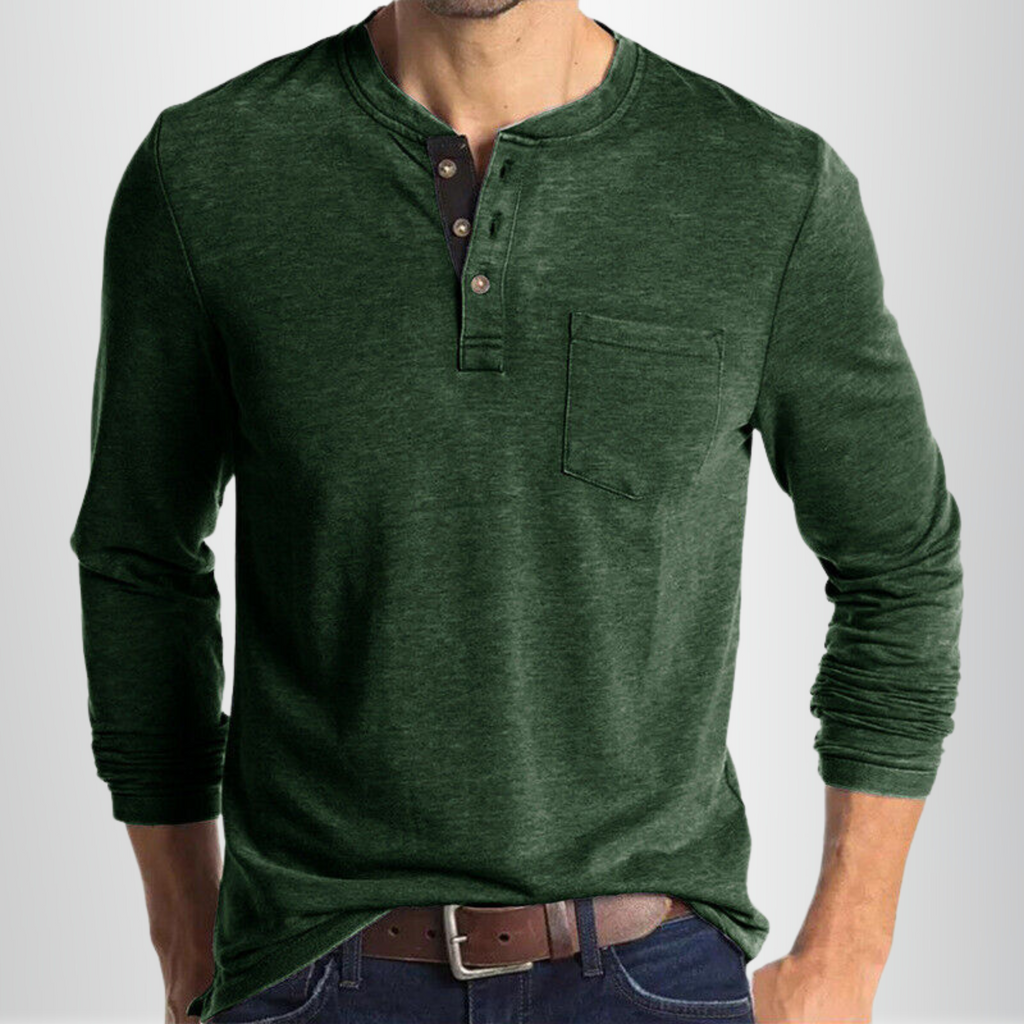T-shirt À Manches Longues Pour Hommes Avec Coupe Ajustée | Idéal Pour Usage Quotidien