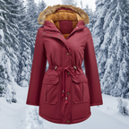 Veste Longue avec Capuche pour Femmes | Idéale pour Les Activités En Extérieur
