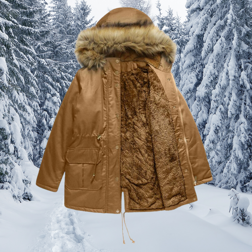 Veste Longue avec Capuche pour Femmes | Idéale pour Les Activités En Extérieur