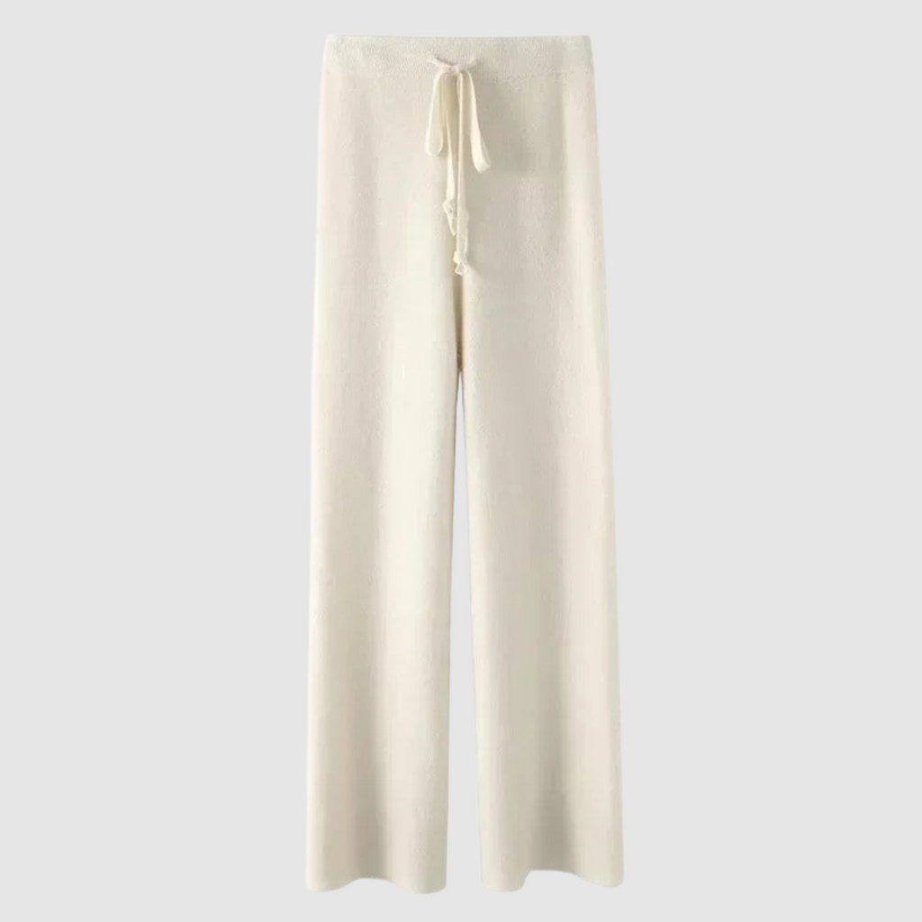 Pantalon à Taille Haute avec Jambe Large pour Femme | Idéal pour le Quotidien et les Loisirs