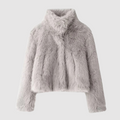 Veste Courte Avec Texture Imitée Pour Femmes | Idéal Pour La Saison Froide