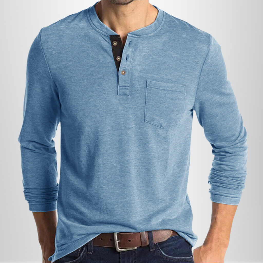 T-shirt À Manches Longues Pour Hommes Avec Coupe Ajustée | Idéal Pour Usage Quotidien