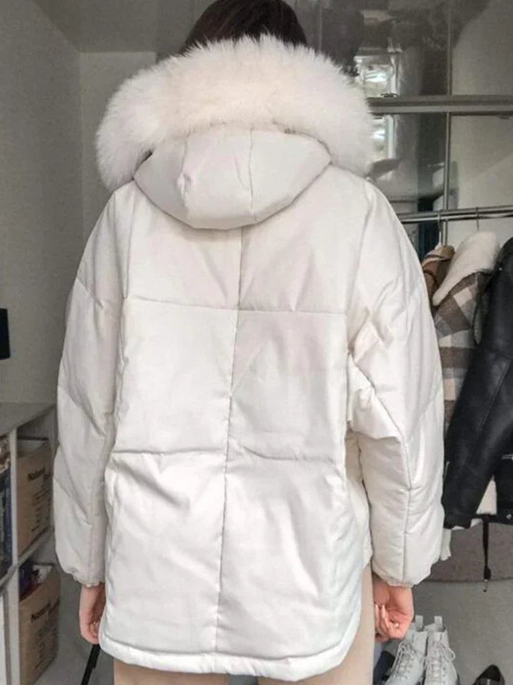Manteau Long avec Col Large pour Femme | Idéal pour les Journées Froides