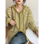 Pull À Capuche Avec Motif Rayé Pour Adultes | Idéal Pour Un Usage Décontracté