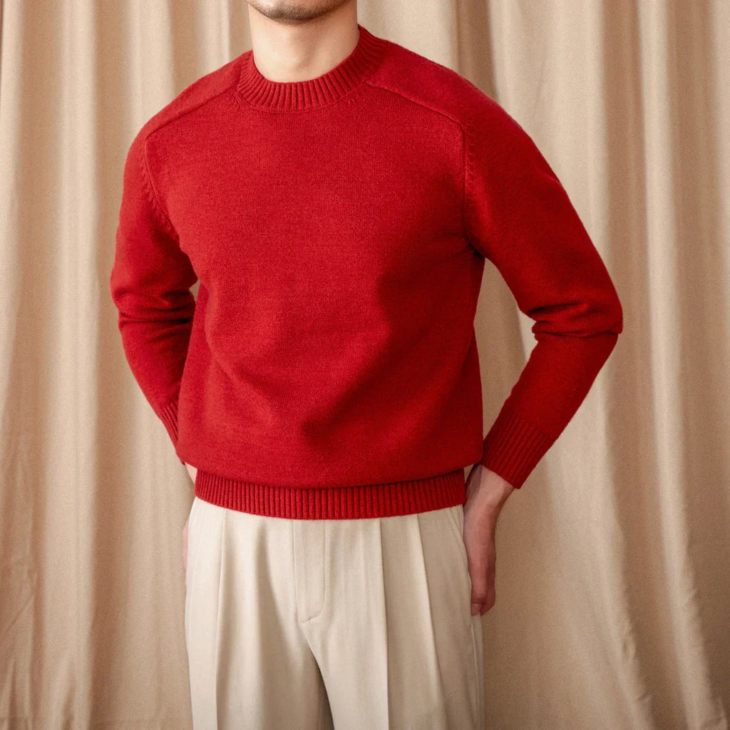 Pull D’Hiver À Col Rond Pour Homme | Idéal Pour Les Tenues Quotidiennes