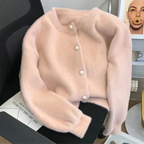 Cardigan En Maille Avec Fermeture À Boutons Pour Femmes | Idéal Pour Superposition En Mi-Saison