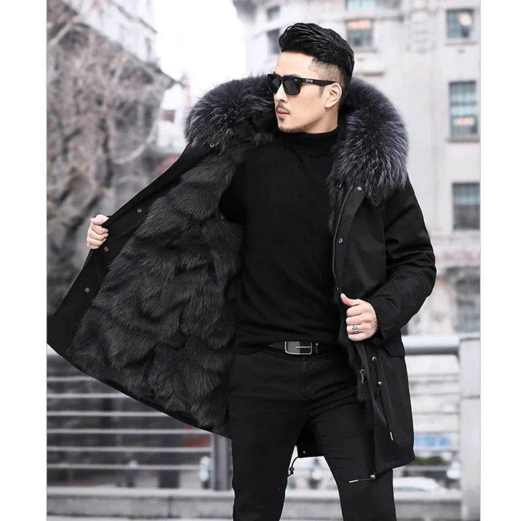 Parka d’Hiver avec Capuche pour Homme | Idéale pour la Saison Froide