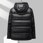Doudoune D’hiver Avec Capuche Et Coupe Droite Pour Hommes | Idéale Pour La Saison Hivernale