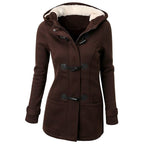 Manteau Long À Capuche pour Femme | Idéal pour Hiver