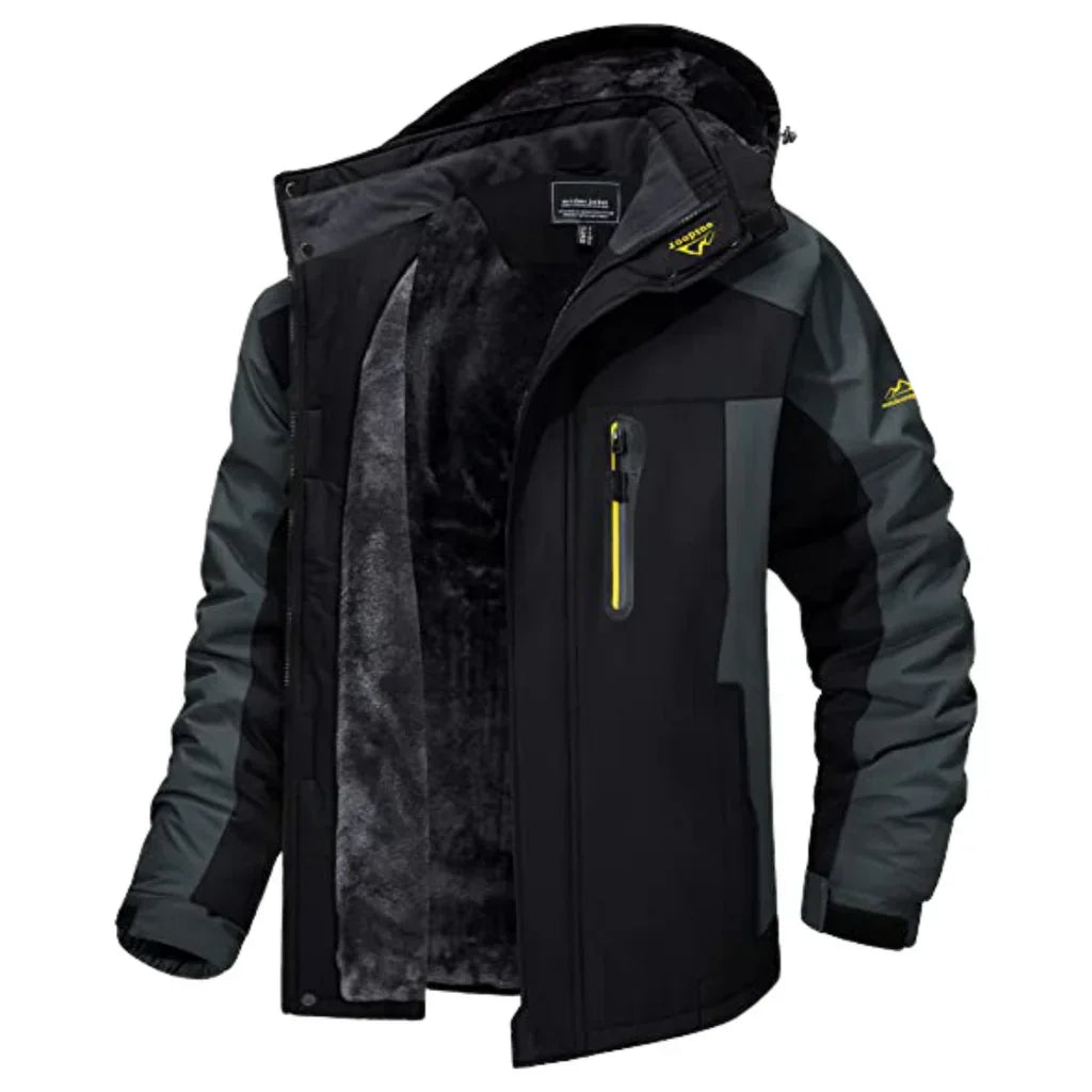 Parka Extérieure avec Capuche Réglable pour Homme | Idéale pour les Activités de Plein Air