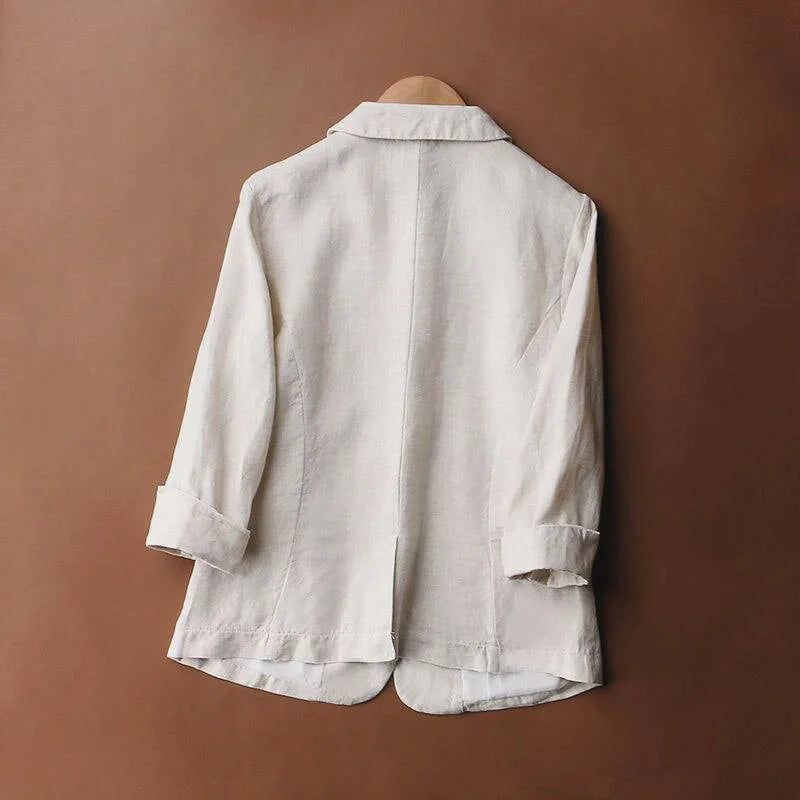 Blazer Avec Fermeture À Bouton Unique Et Manches Retroussées Pour Homme | Idéal pour un Usage Quotidien