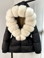 Doudoune avec Capuche Et Col Amovible pour Femmes | Idéal pour L’hiver