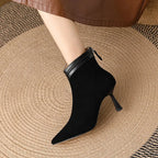 Bottines à Bout Pointu avec Talon Fin pour Femme | Idéal pour Occasions Formelles
