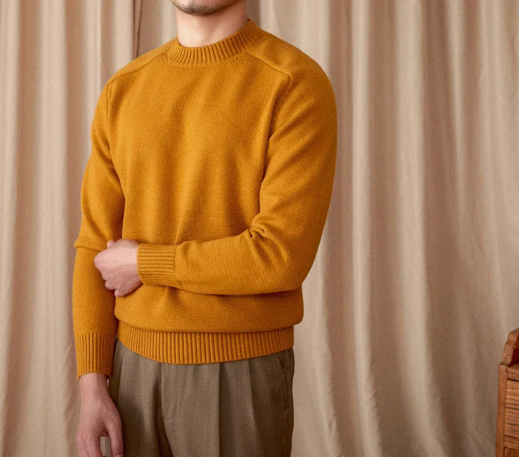 Pull D’Hiver À Col Rond Pour Homme | Idéal Pour Les Tenues Quotidiennes