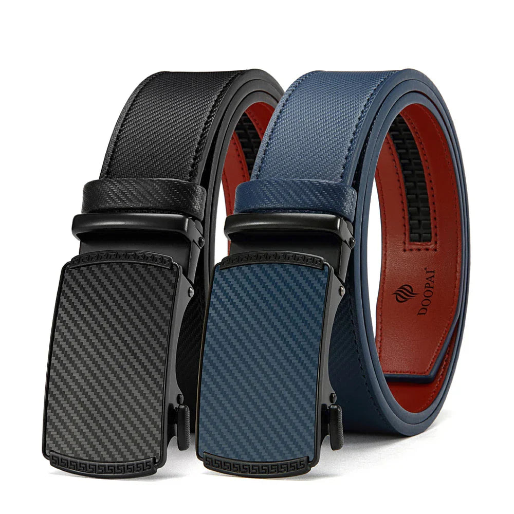 Ceinture Avec Boucle Automatique Pour Homme | Idéal Pour Tenues Quotidiennes Et Formelles