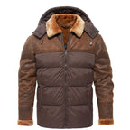 Veste Matelassée avec Capuche et Fermeture Éclair pour Homme | Idéale pour l’Hiver