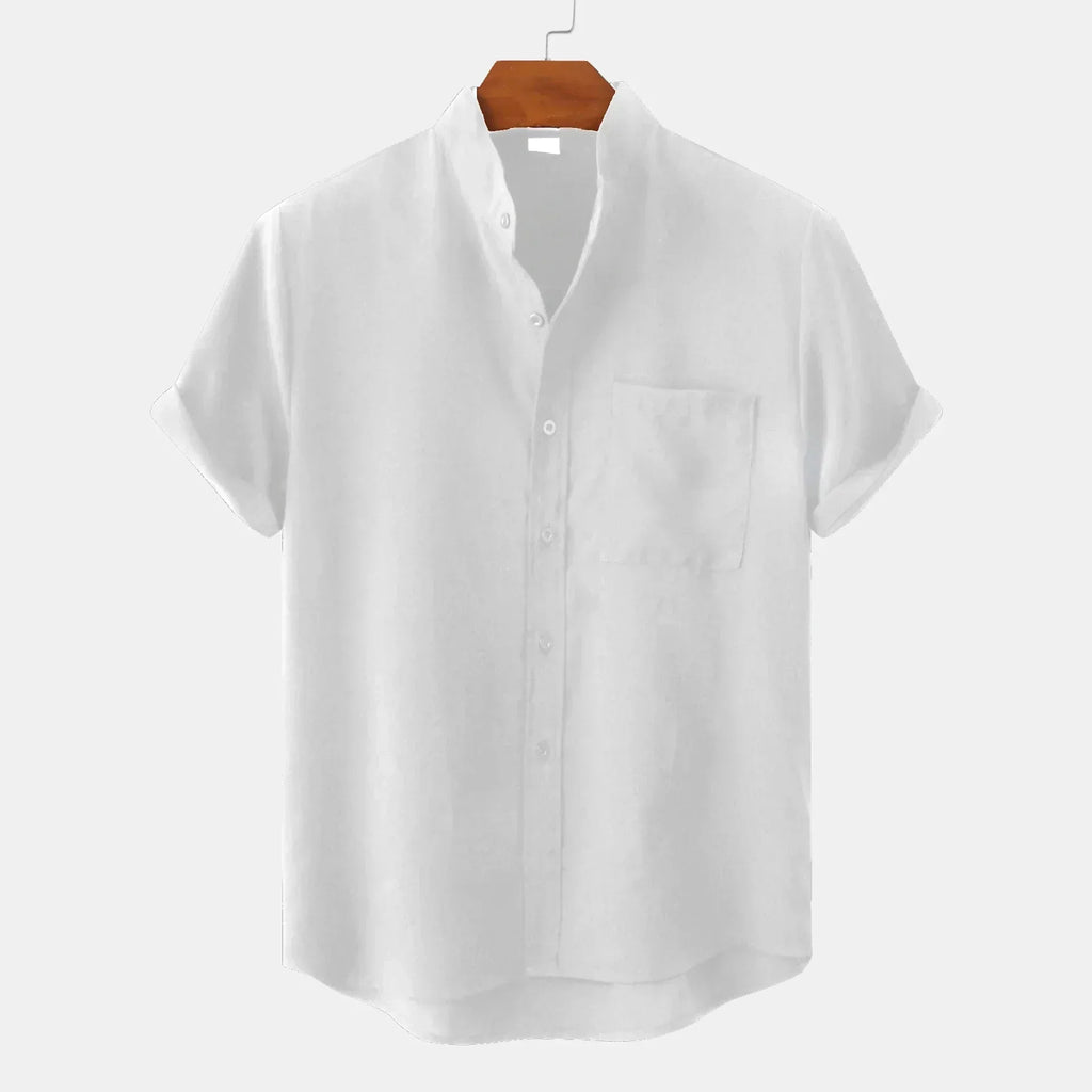 Chemise De Loisirs À Coupe Droite Pour Hommes | Idéale Pour Les Activités Quotidiennes Et La Saison Chaude