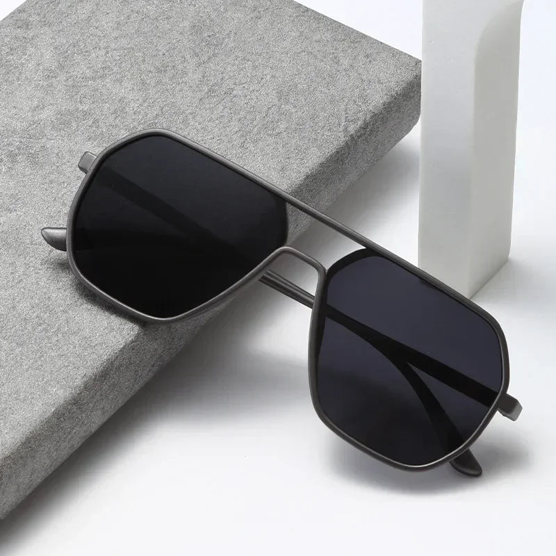 Lunettes De Soleil Oversize À Grand Cadre Pour Homme Et Femme | Idéal Pour Usage Quotidien En Extérieur