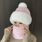 Ensemble Bonnet Et Cache-Cou Tricoté pour Adultes | Idéal pour L’Hiver