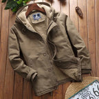 Parka Longue avec Capuche et Col Montant pour Hommes | Idéale pour l’Hiver