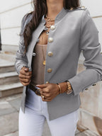Blazer Coat À Coupe Ajustée pour Femme | Idéal pour Le Travail Et Les Sorties