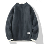 Pull Structuré pour Homme avec Détails Contrastants | Idéal pour l’Hiver