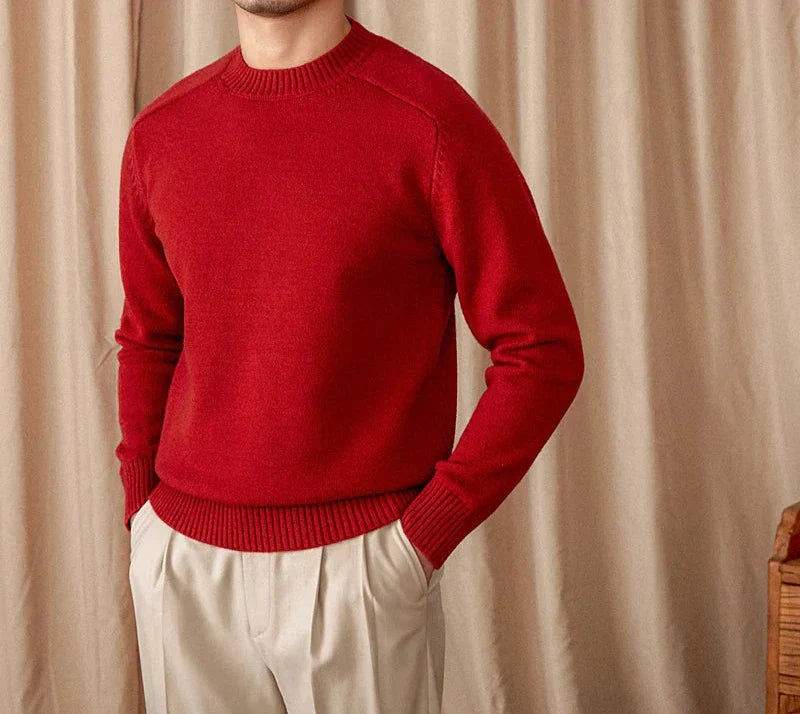 Pull D’Hiver À Col Rond Pour Homme | Idéal Pour Les Tenues Quotidiennes
