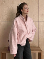 Veste Courte À Manches Longues pour Femmes | Idéale pour L’Automne Et L’Hiver