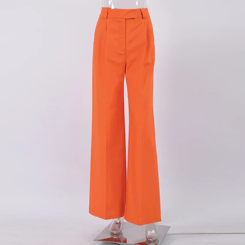 Pantalon Large À Taille Haute Pour Femmes | Idéal Pour Un Usage Estival