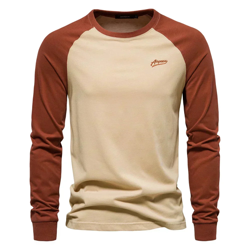 Chemise À Manches Longues Avec Manches Raglan Pour Homme | Idéal Pour Usage Quotidien