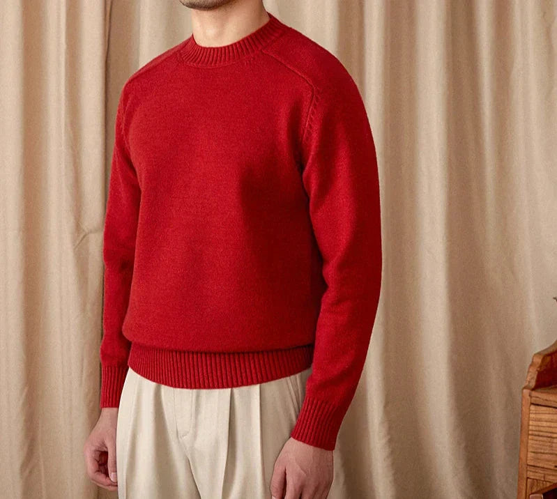 Pull D’Hiver À Col Rond Pour Homme | Idéal Pour Les Tenues Quotidiennes
