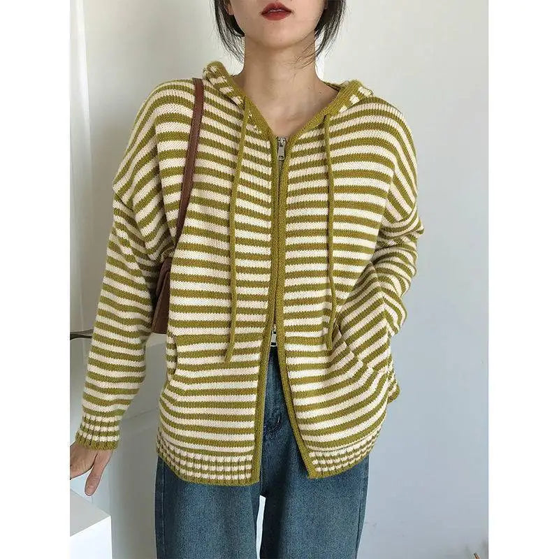 Pull À Capuche Avec Motif Rayé Pour Adultes | Idéal Pour Un Usage Décontracté