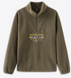 Pull-Over Zippé Homme à Coupe Fonctionnelle pour Usage Quotidien | Idéal pour la Mi-Saison