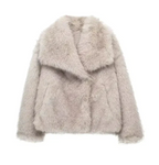 Manteau avec Col Oversize pour Femme | Idéal pour l’Hiver et les Occasions Spéciales