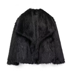 Manteau avec Col Oversize pour Femme | Idéal pour l’Hiver et les Occasions Spéciales