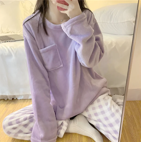 Pyjama Deux Pièces Doux pour Femme | Idéal pour la Détente à la Maison