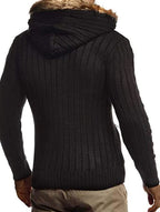 Sweat À Capuche Zippé Avec Capuche Intégrée Pour Homme | Idéal Pour La Saison Froide