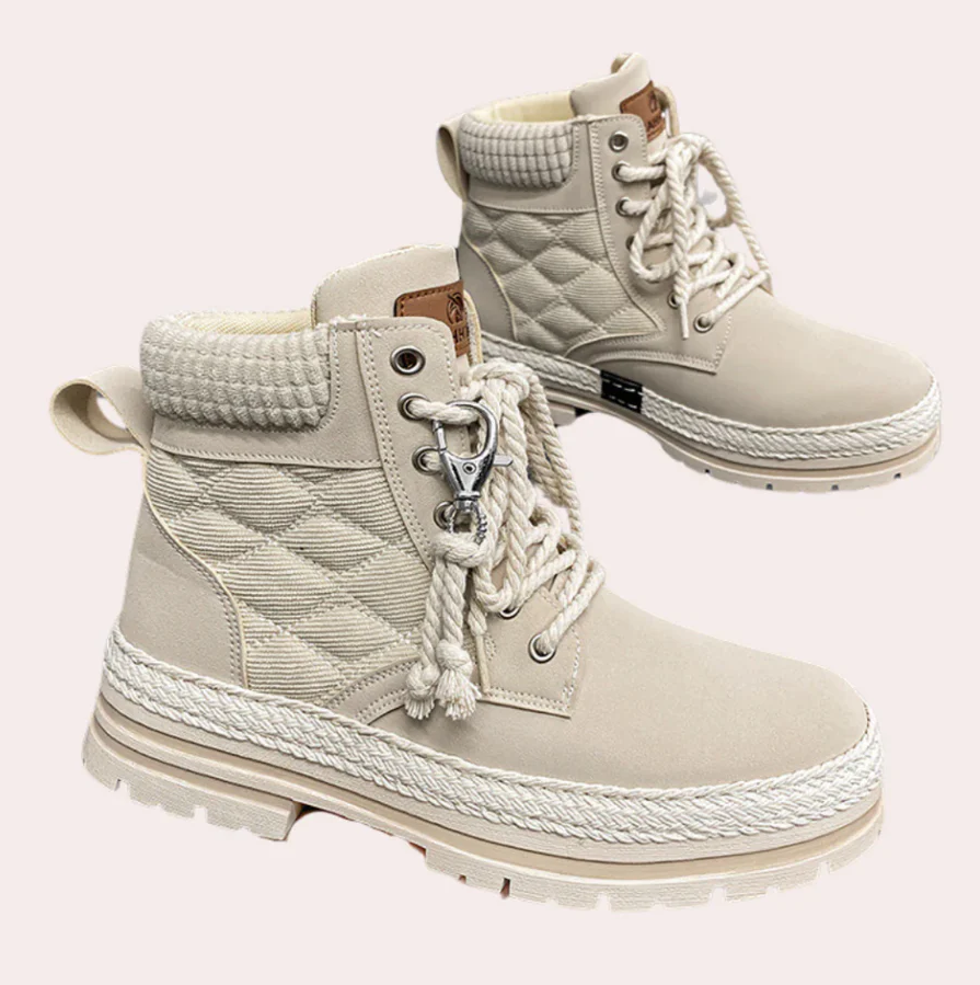 Bottines Montantes avec Doublure Intérieure pour Femmes | Idéal pour l’Hiver