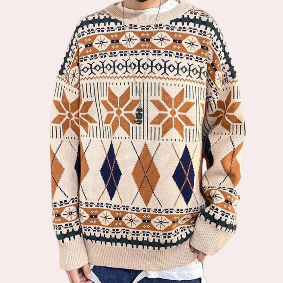 Pull Tricoté Coupe Oversize pour Hommes | Idéal pour un Usage Quotidien