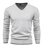 Pull À Col En V Avec Coupe Ajustée Pour Homme | Idéal Pour Les Tenues Quotidiennes