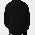 Pull Tricoté à Col Rond à Coupe Régulière pour Homme | Idéal pour l’Automne et l’Hiver