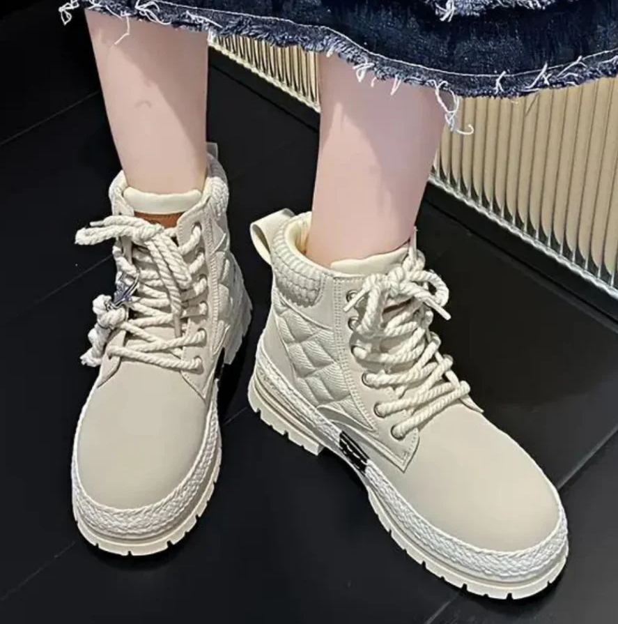 Bottines Montantes avec Doublure Intérieure pour Femmes | Idéal pour l’Hiver